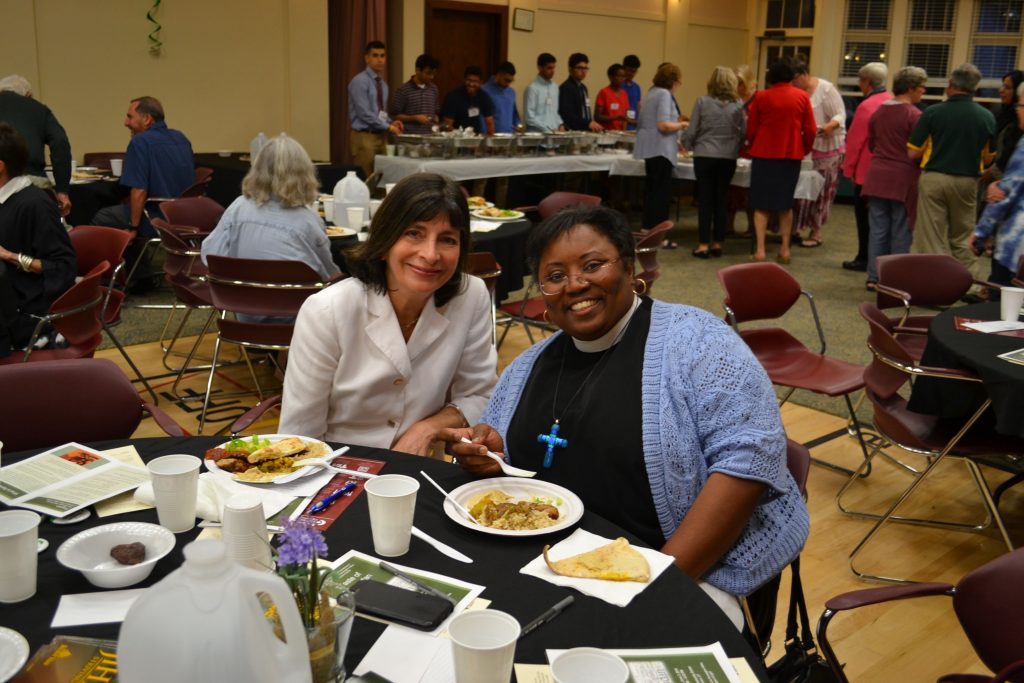 Tina at Taste of Ramadan interfaith event in 2018